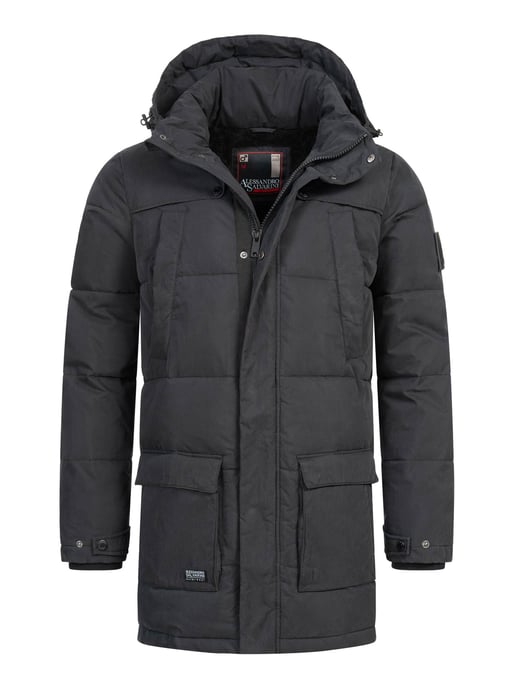 Alessandro Salvarini Heren Winterjas AS-458 – Klassieke Parka Met Fleecevoering & Afneembare Capuchon - Image 1