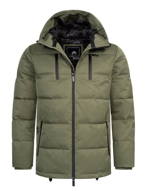 Arctic Seven Heren Winter Gewatteerde Jas AS-455 – Duurzame Outdoorjas Met Capuchon & Weerbescherming - Image 5