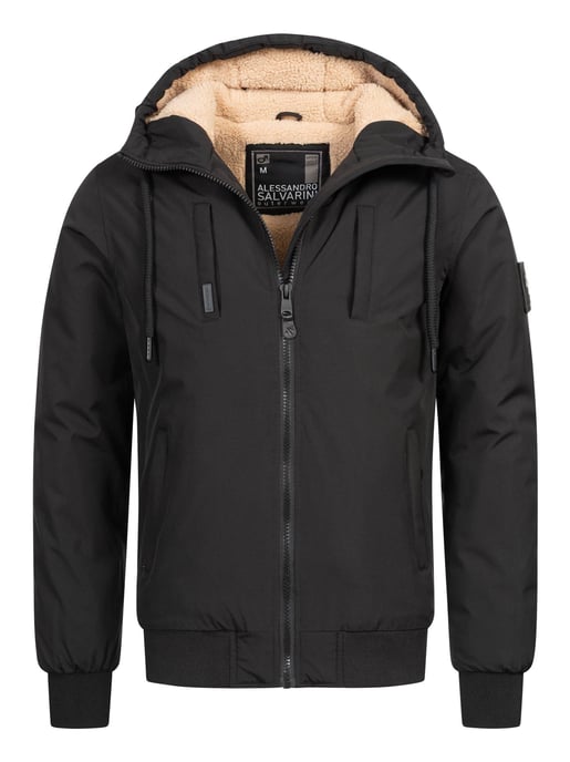 Alessandro Salvarini Heren Winterjas AS-431 – Warm Met Teddyvoering & Capuchon - Image 1