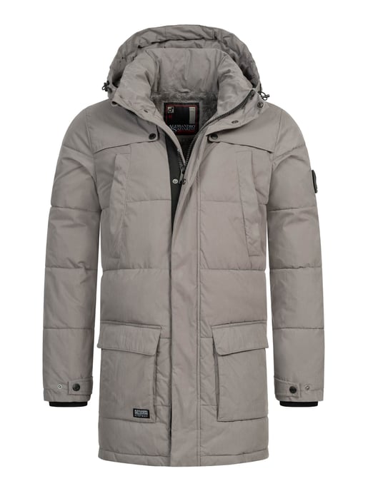 Alessandro Salvarini Heren Winterjas AS-458 – Klassieke Parka Met Fleecevoering & Afneembare Capuchon - Image 1