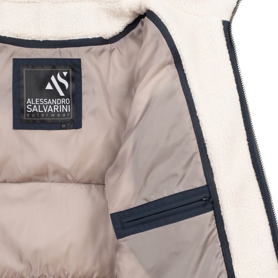 Alessandro Salvarini Heren Winter Gewatteerde Jas AS-457 – 2in1 Met Uitneembare Teddyfleece & Dubbele Capuchon - Image 6