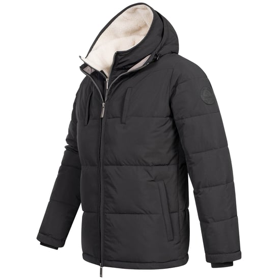 Alessandro Salvarini Heren Winter Gewatteerde Jas AS-457 – 2in1 Met Uitneembare Teddyfleece & Dubbele Capuchon - Image 4