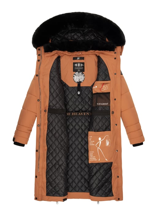 Navahoo Dames Winterjas Fahmiyaa – Lang, Warm & Functioneel met Capuchon - Image 6