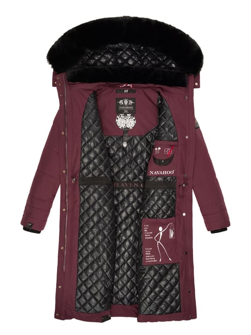Navahoo Dames Winterjas Fahmiyaa – Lang, Warm & Functioneel met Capuchon - Image 6