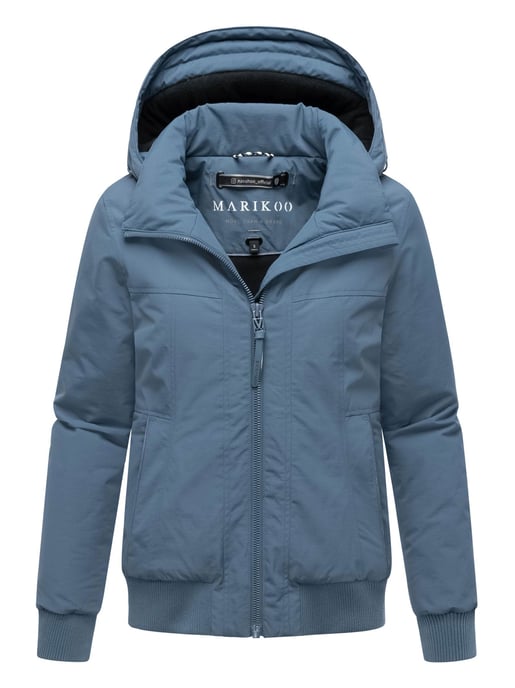 Marikoo dames winterjas Mooni 16 in bomberstijl met capuchon - Image 1