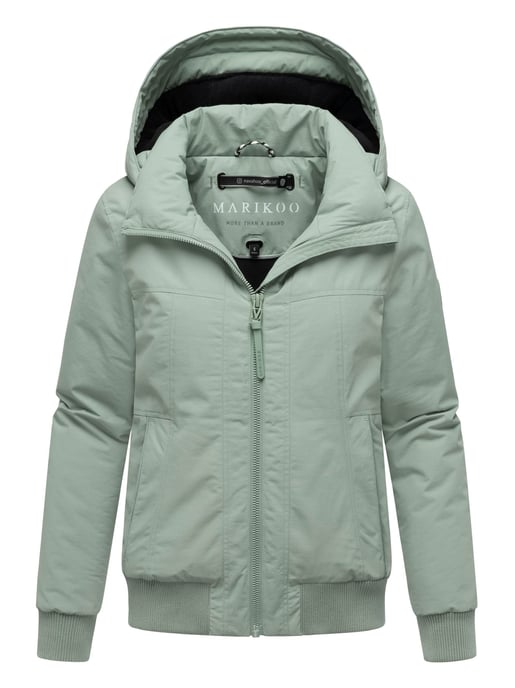 Marikoo dames winterjas Mooni 16 in bomberstijl met capuchon - Image 1