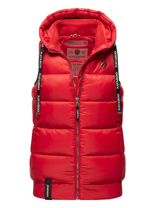 Navahoo Dames Gewatteerde Bodywarmer Kassidy – Licht & Modern met Capuchon - Image 1