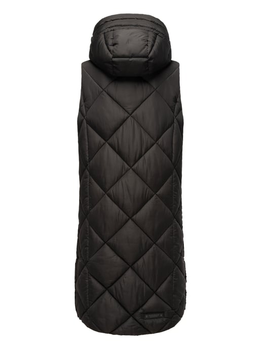Navahoo lange dames bodywarmer Schnuckel – Modern & Met Capuchon - Image 4