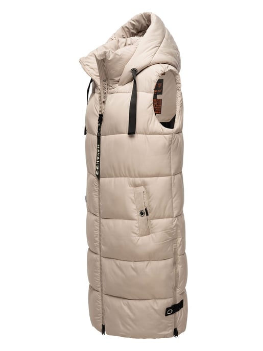 Navahoo dames lange bodywarmer Schnuffelchen – Warm & Stijlvol met Capuchon - Image 3