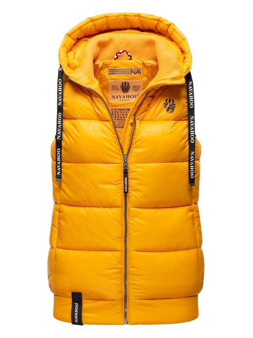 Navahoo Dames Gewatteerde Bodywarmer Kassidy – Licht & Modern met Capuchon - Image 1