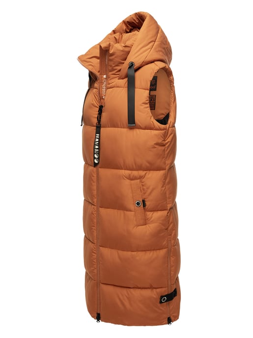Navahoo dames lange bodywarmer Schnuffelchen – Warm & Stijlvol met Capuchon - Image 3