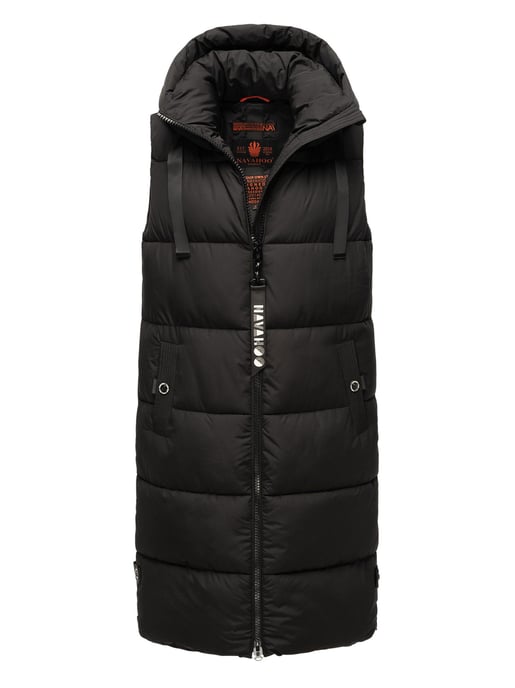 Navahoo dames lange bodywarmer Schnuffelchen – Warm & Stijlvol met Capuchon - Image 2