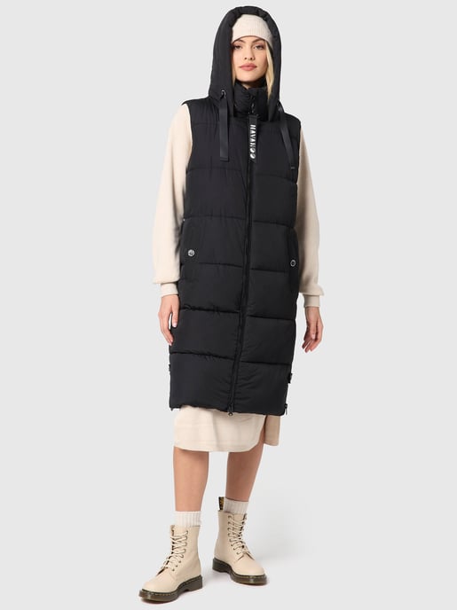 Navahoo dames lange bodywarmer Schnuffelchen – Warm & Stijlvol met Capuchon - Image 6