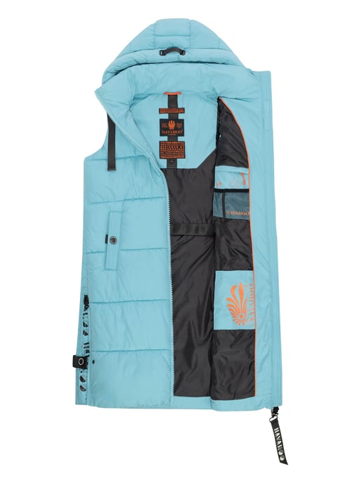 Navahoo dames lange bodywarmer Schnuffelchen – Warm & Stijlvol met Capuchon - Image 4