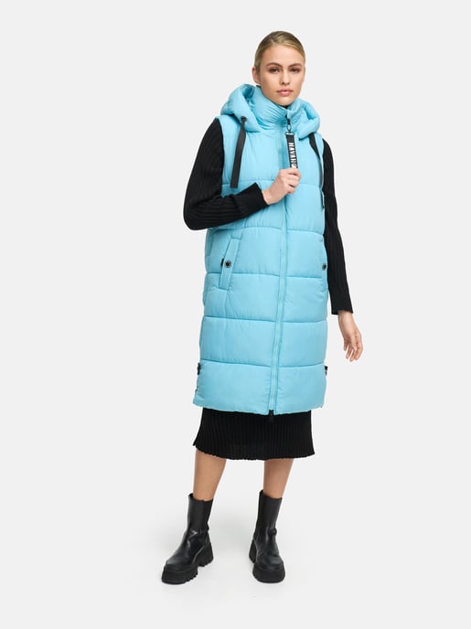 Navahoo dames lange bodywarmer Schnuffelchen – Warm & Stijlvol met Capuchon - Image 6