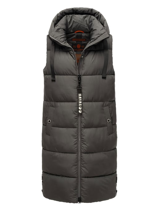 Navahoo dames lange bodywarmer Schnuffelchen – Warm & Stijlvol met Capuchon - Image 2
