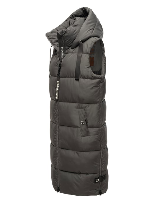 Navahoo dames lange bodywarmer Schnuffelchen – Warm & Stijlvol met Capuchon - Image 3