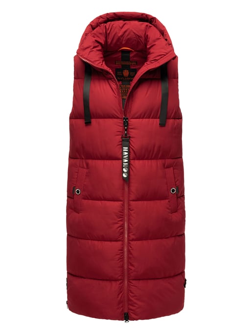 Navahoo dames lange bodywarmer Schnuffelchen – Warm & Stijlvol met Capuchon - Image 2