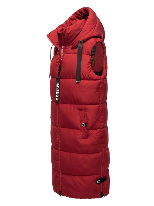 Navahoo dames lange bodywarmer Schnuffelchen – Warm & Stijlvol met Capuchon - Image 3
