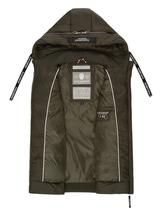 Navahoo Dames Gewatteerde Bodywarmer Kassidy – Licht & Modern met Capuchon - Image 6