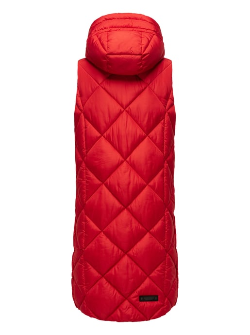Navahoo lange dames bodywarmer Schnuckel – Modern & Met Capuchon - Image 4