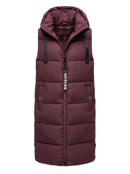 Navahoo dames lange bodywarmer Schnuffelchen – Warm & Stijlvol met Capuchon - Image 2