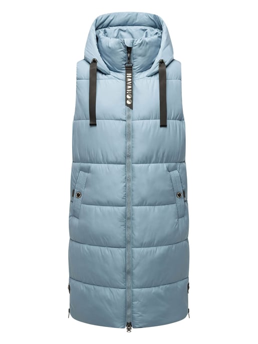 Navahoo dames lange bodywarmer Schnuffelchen – Warm & Stijlvol met Capuchon - Image 2