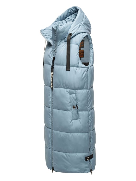 Navahoo dames lange bodywarmer Schnuffelchen – Warm & Stijlvol met Capuchon - Image 3