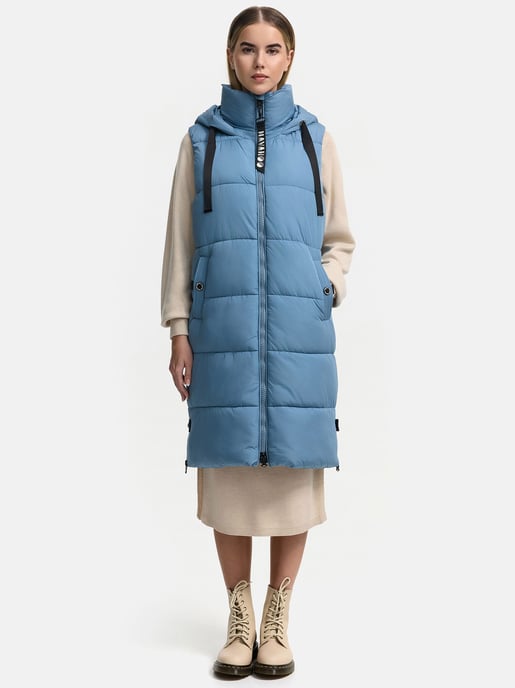 Navahoo dames lange bodywarmer Schnuffelchen – Warm & Stijlvol met Capuchon - Image 6