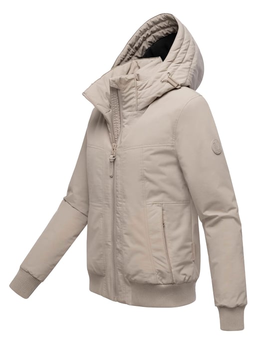 Marikoo dames winterjas Mooni 16 in bomberstijl met capuchon - Image 2