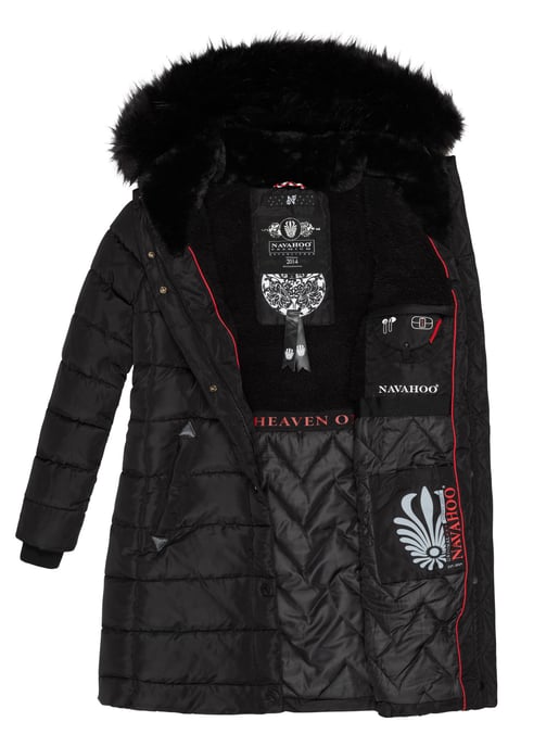 Navahoo dames lange winterjas Lotusblüte Princess – Warm & Elegant - Image 5