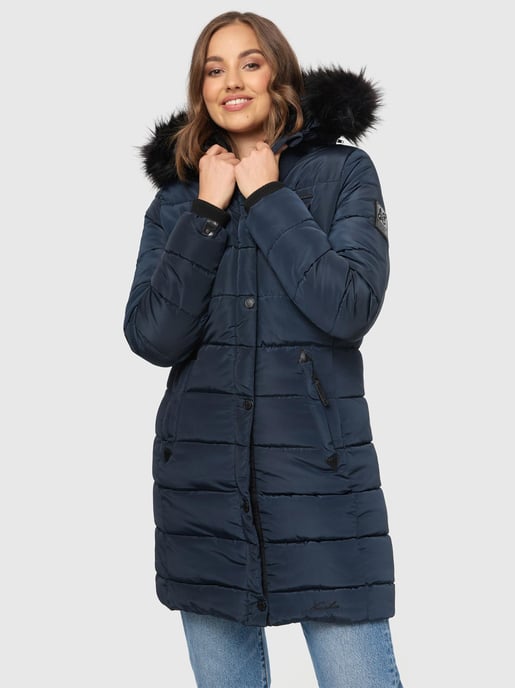 Navahoo dames lange winterjas Lotusblüte Princess – Warm & Elegant - Image 6