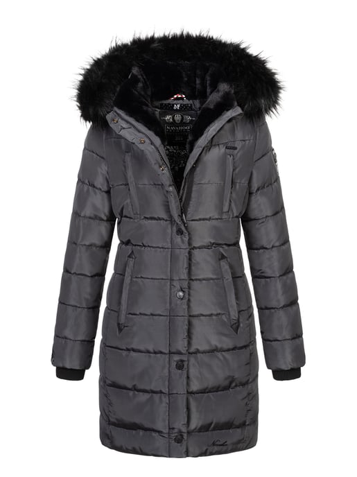 Navahoo dames lange winterjas Lotusblüte Princess – Warm & Elegant - Image 1