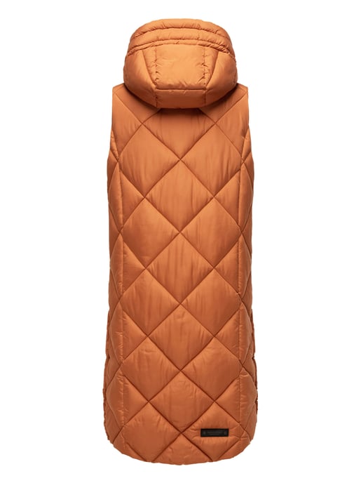 Navahoo lange dames bodywarmer Schnuckel – Modern & Met Capuchon - Image 4