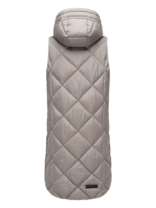Navahoo lange dames bodywarmer Schnuckel – Modern & Met Capuchon - Image 4