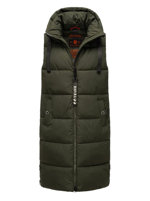 Navahoo dames lange bodywarmer Schnuffelchen – Warm & Stijlvol met Capuchon - Image 2