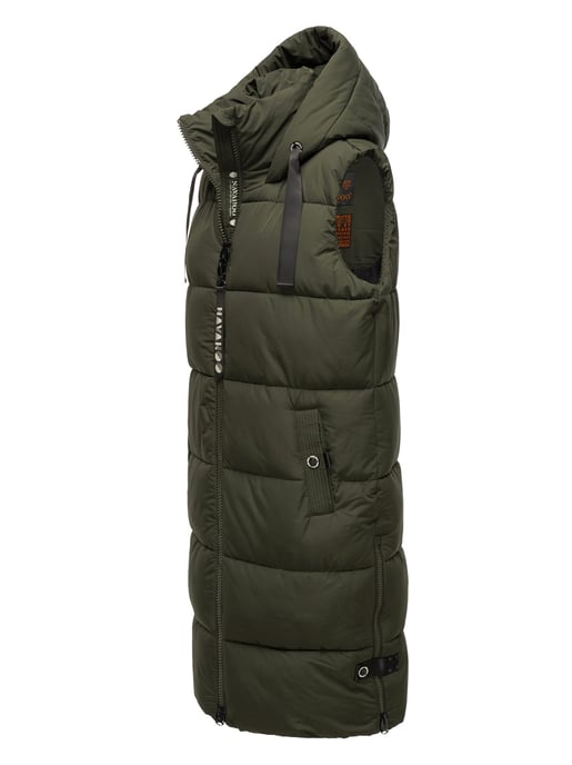 Navahoo dames lange bodywarmer Schnuffelchen – Warm & Stijlvol met Capuchon - Image 3