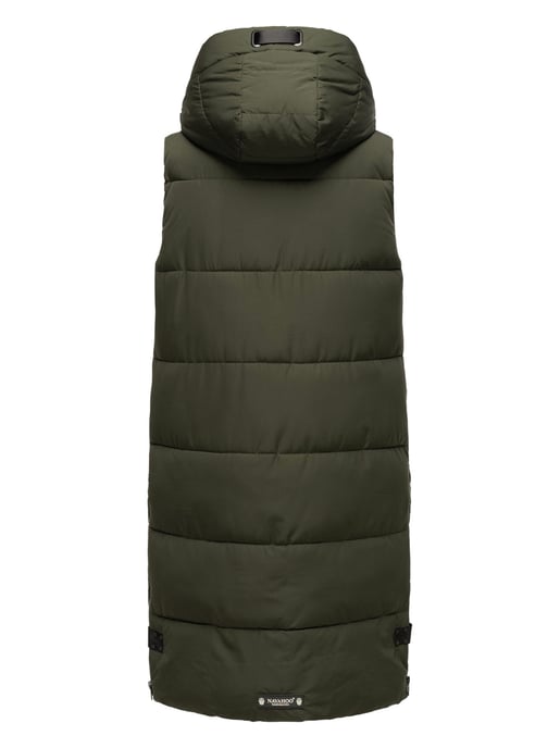 Navahoo dames lange bodywarmer Schnuffelchen – Warm & Stijlvol met Capuchon - Image 4
