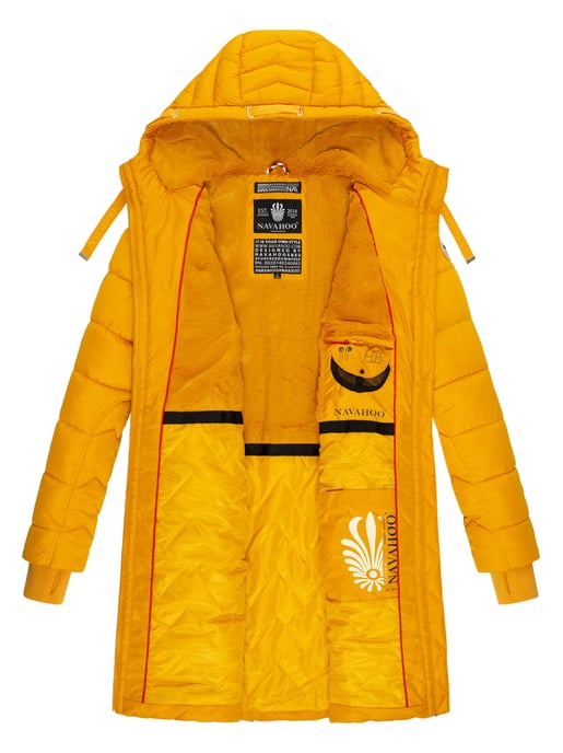 Navahoo Alpenveilchen dames winter gewatteerde jas – Warm, lang & stijlvol - Image 6