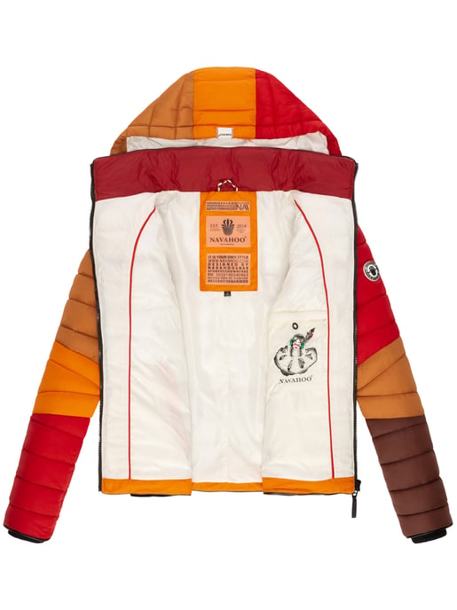 Navahoo Lulana Multikulti dames gewatteerde jas – Licht, kleurrijk & trendy - Image 6
