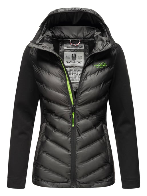 Navahoo Dames Gewatteerde Jas Nimm mich mit – Getailleerd, Stijlvol & Comfortabel met Capuchon - Image 1