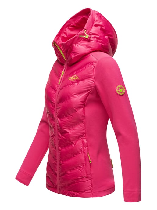 Navahoo Dames Gewatteerde Jas Nimm mich mit – Getailleerd, Stijlvol & Comfortabel met Capuchon - Image 3
