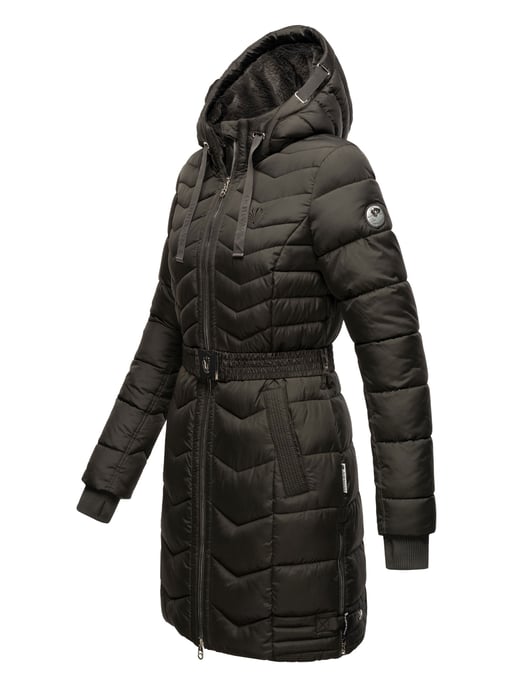 Navahoo Alpenveilchen dames winter gewatteerde jas – Warm, lang & stijlvol - Image 3