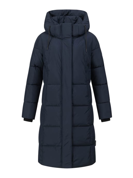 Marikoo dames lange gewatteerde winterjas Tabiaa XVI met capuchon & fleece - Image 2
