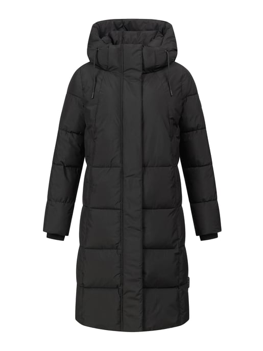 Marikoo dames lange gewatteerde winterjas Tabiaa XVI met capuchon & fleece - Image 2