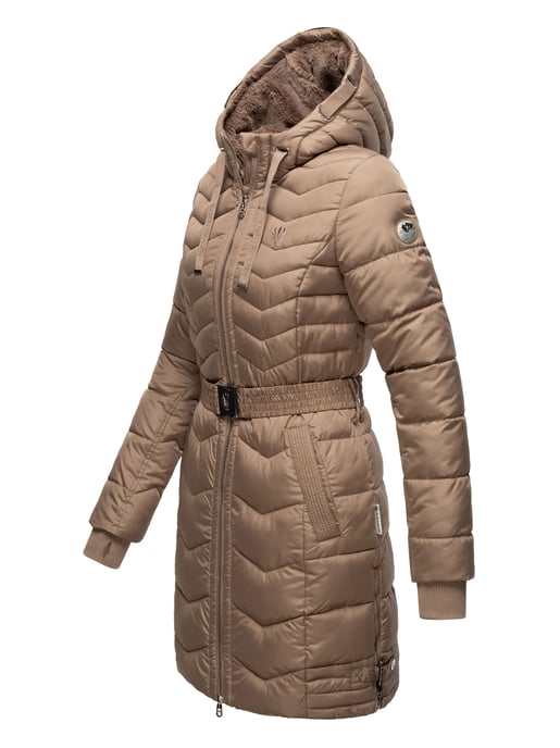 Navahoo Alpenveilchen dames winter gewatteerde jas – Warm, lang & stijlvol - Image 3