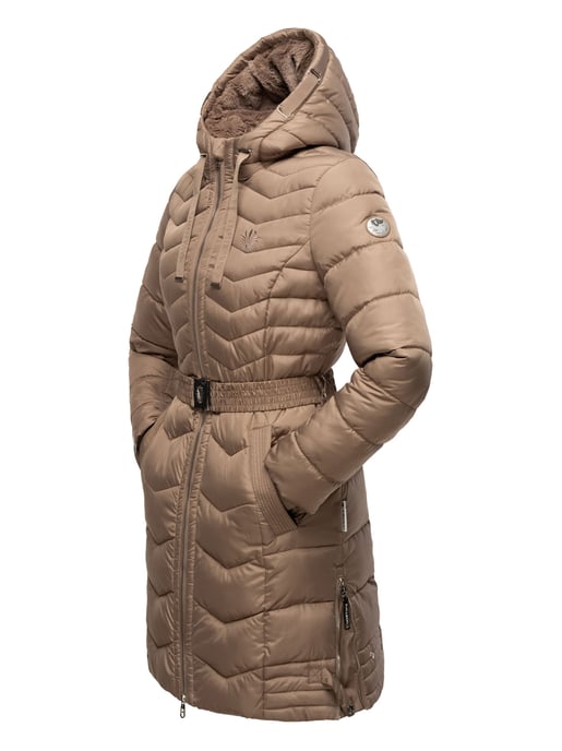 Navahoo Alpenveilchen dames winter gewatteerde jas – Warm, lang & stijlvol - Image 4