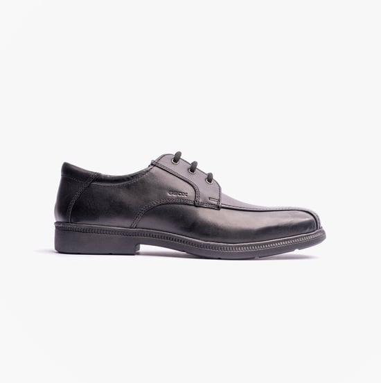 Geox Federico H Jongens Leren Schoolschoenen Zwart - Image 1