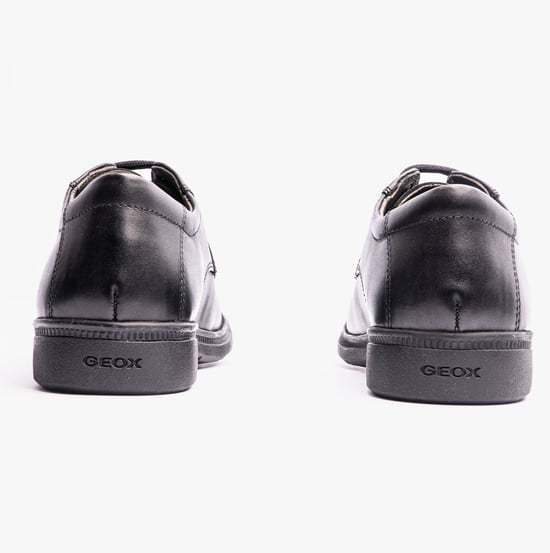 Geox Federico H Jongens Leren Schoolschoenen Zwart - Image 3