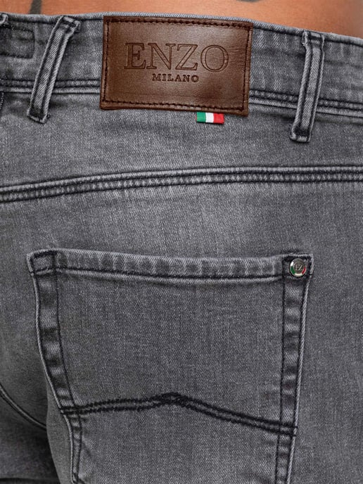 Enzo Milano | Heren stretch tapered jeans - Image 4